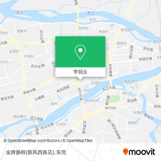 金牌肠粉(新风西路店)地图