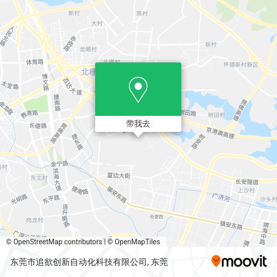 东莞市追欲创新自动化科技有限公司地图