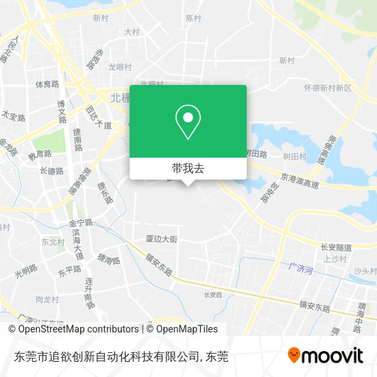东莞市追欲创新自动化科技有限公司地图
