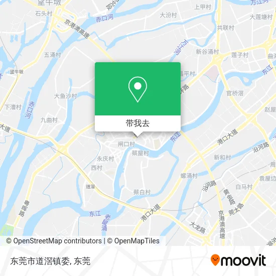 东莞市道滘镇委地图