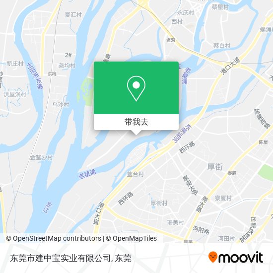 东莞市建中宝实业有限公司地图