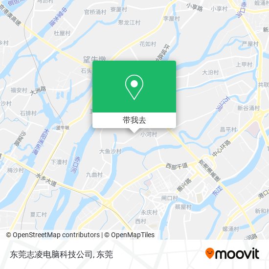 东莞志凌电脑科技公司地图