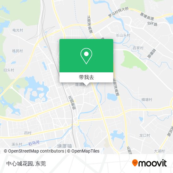 中心城花园地图