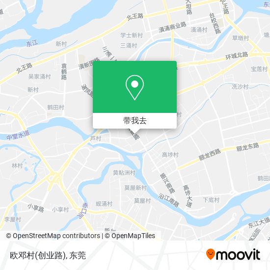 欧邓村(创业路)地图