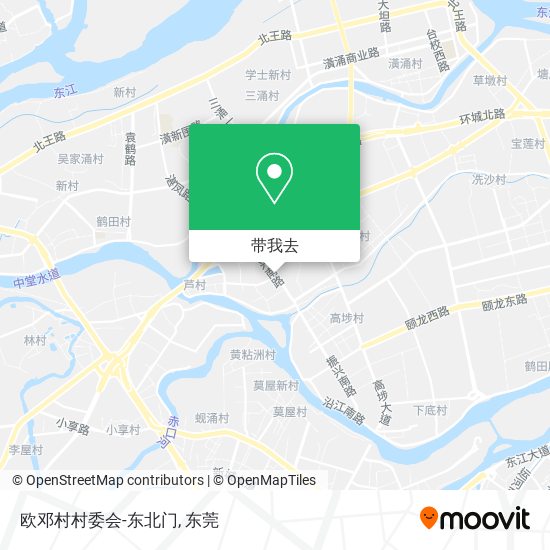 欧邓村村委会-东北门地图