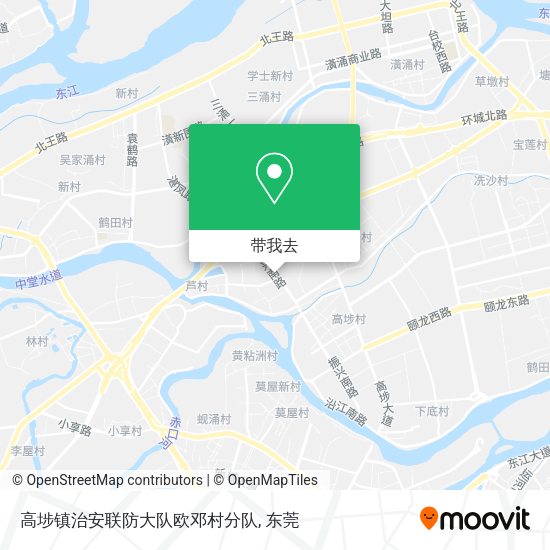 高埗镇治安联防大队欧邓村分队地图
