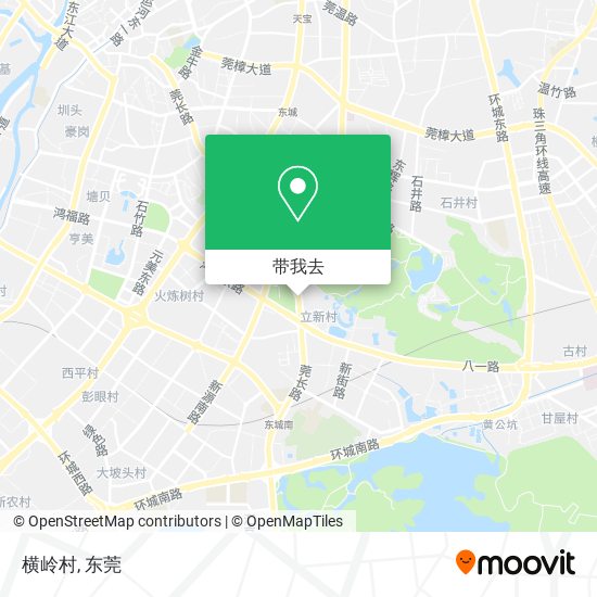 横岭村地图