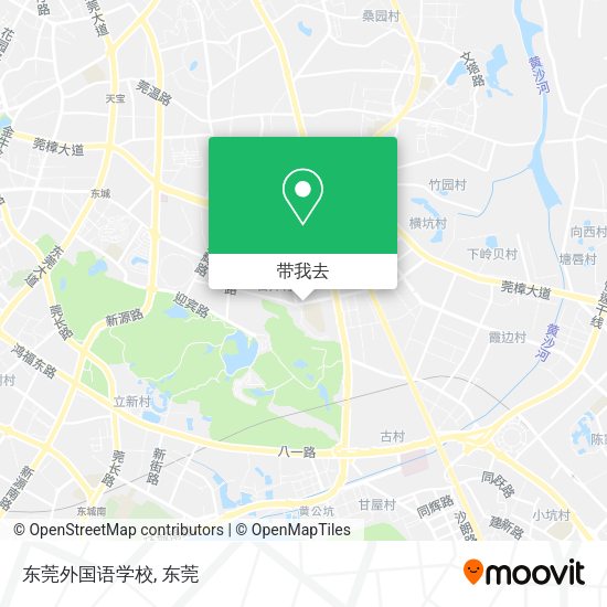 东莞外国语学校地图