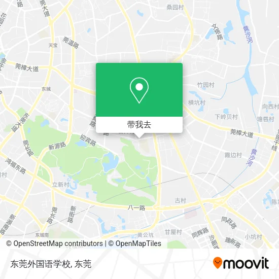 东莞外国语学校地图