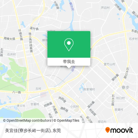 美宜佳(寮步长岭一街店)地图
