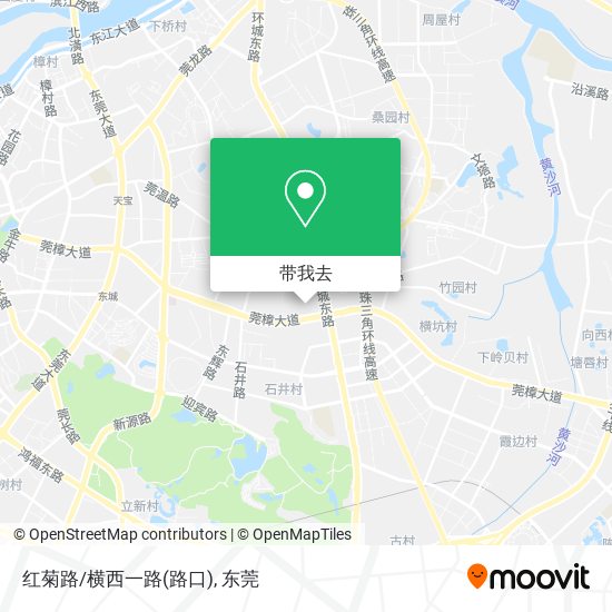 红菊路/横西一路(路口)地图