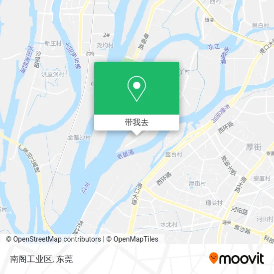 南阁工业区地图