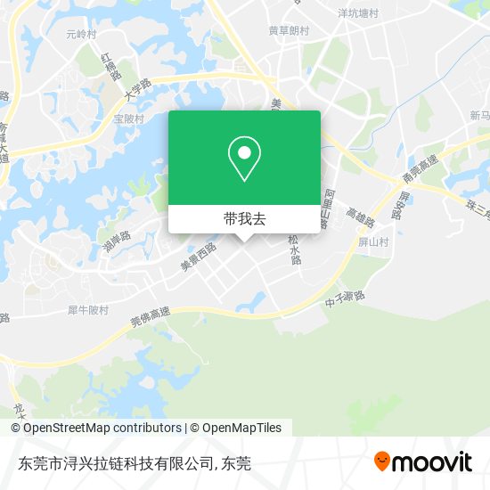 东莞市浔兴拉链科技有限公司地图