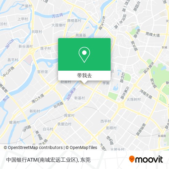 中国银行ATM(南城宏远工业区)地图