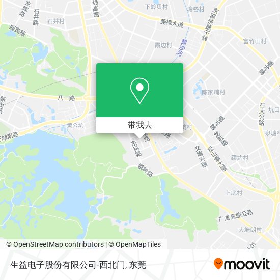 生益电子股份有限公司-西北门地图