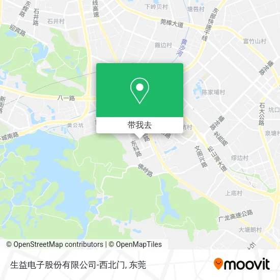 生益电子股份有限公司-西北门地图