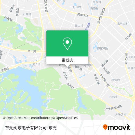 东莞奕东电子有限公司地图