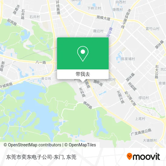 东莞市奕东电子公司-东门地图