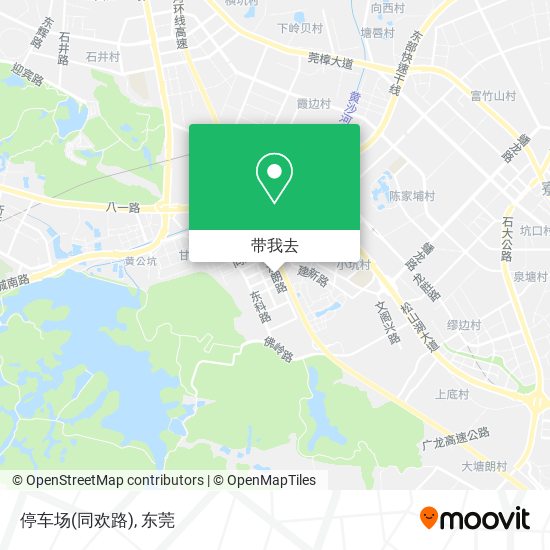 停车场(同欢路)地图