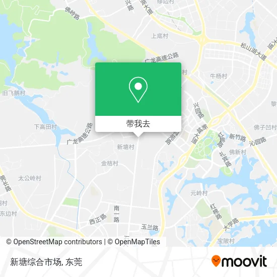 新塘综合市场地图