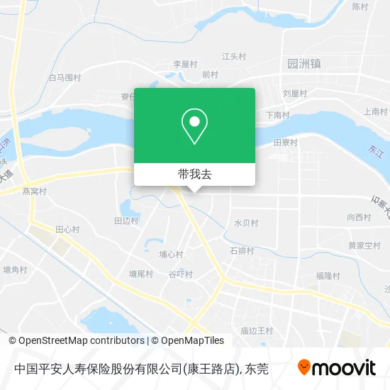 中国平安人寿保险股份有限公司(康王路店)地图
