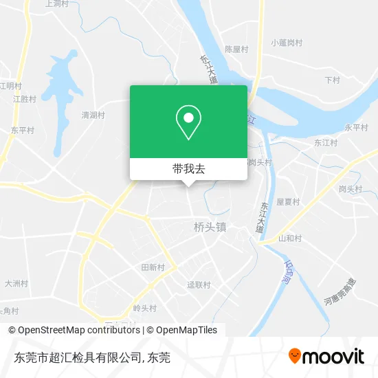 东莞市超汇检具有限公司地图