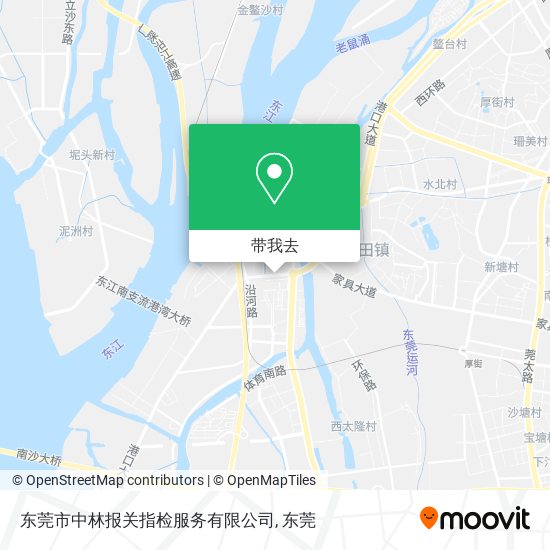 东莞市中林报关指检服务有限公司地图