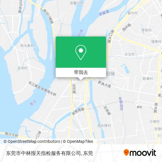 东莞市中林报关指检服务有限公司地图