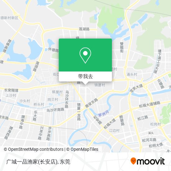 广城一品渔家(长安店)地图