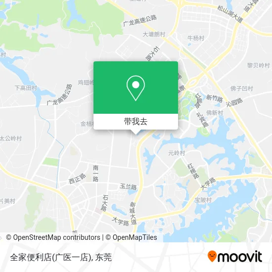 全家便利店(广医一店)地图