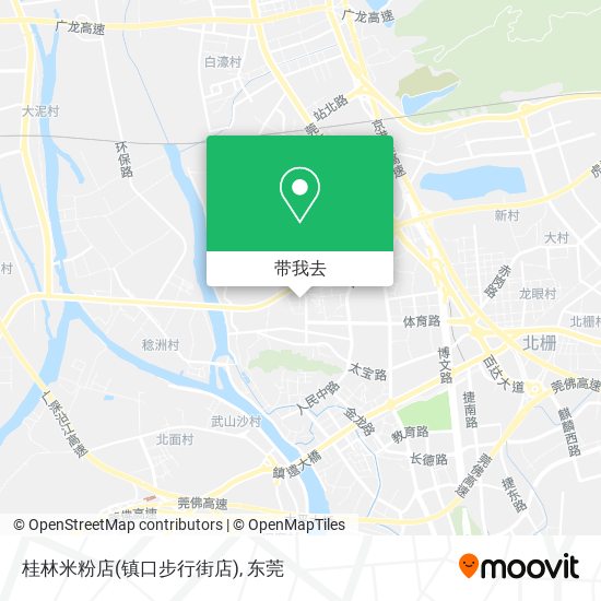 桂林米粉店(镇口步行街店)地图