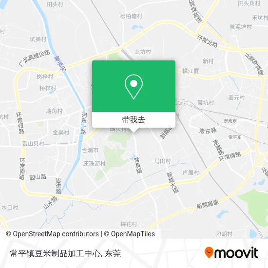 常平镇豆米制品加工中心地图