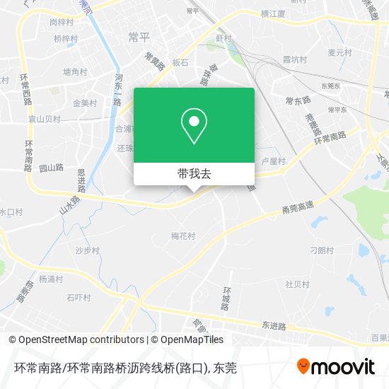 环常南路/环常南路桥沥跨线桥(路口)地图