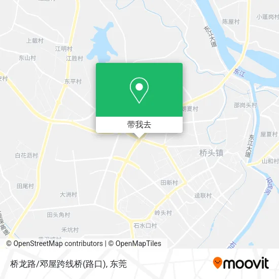 桥龙路/邓屋跨线桥(路口)地图