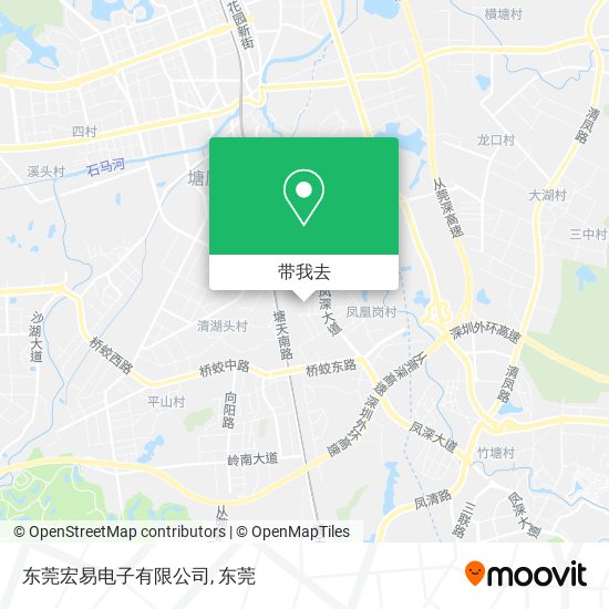 东莞宏易电子有限公司地图