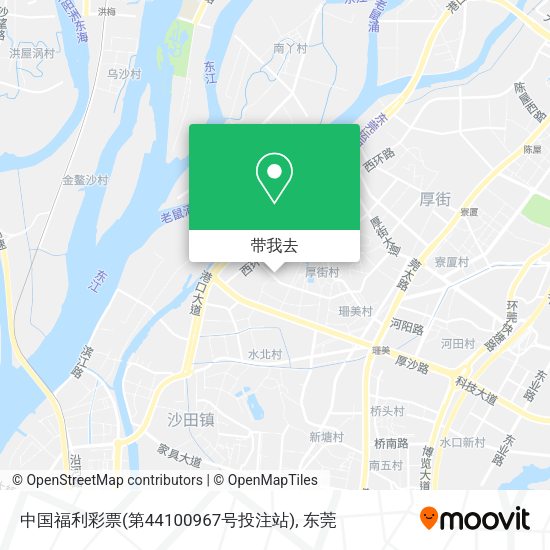 中国福利彩票(第44100967号投注站)地图
