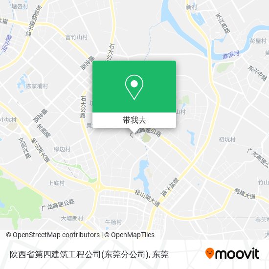 陕西省第四建筑工程公司(东莞分公司)地图