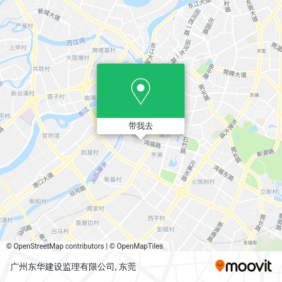 广州东华建设监理有限公司地图