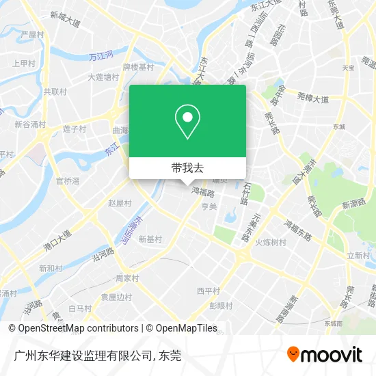 广州东华建设监理有限公司地图