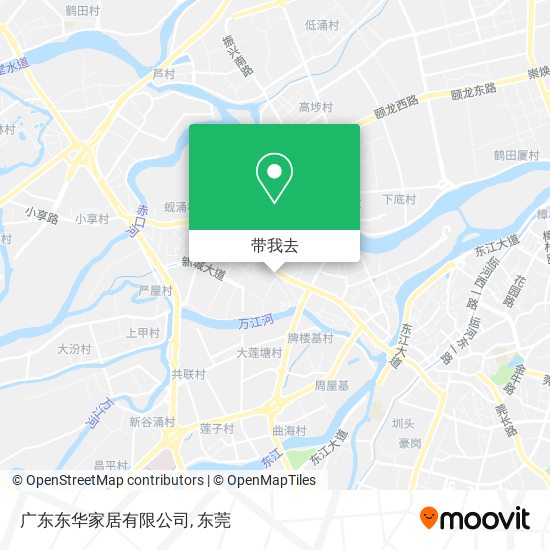 广东东华家居有限公司地图