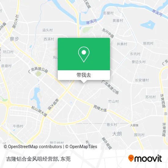 吉隆铝合金风咀经营部地图