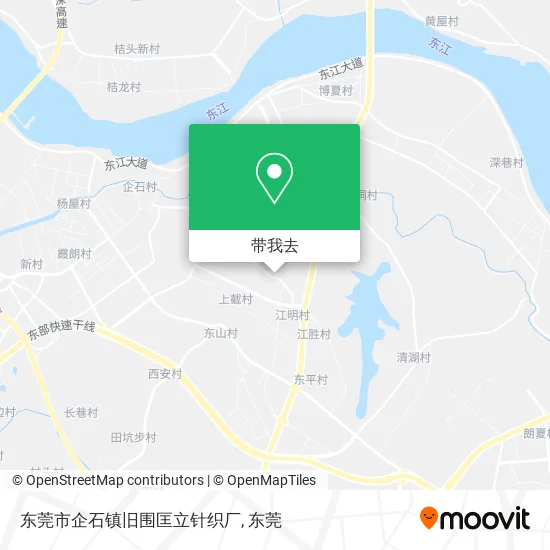 东莞市企石镇旧围匡立针织厂地图