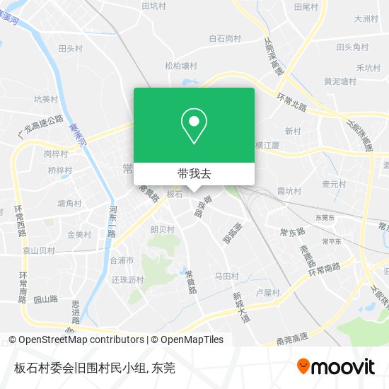 板石村委会旧围村民小组地图