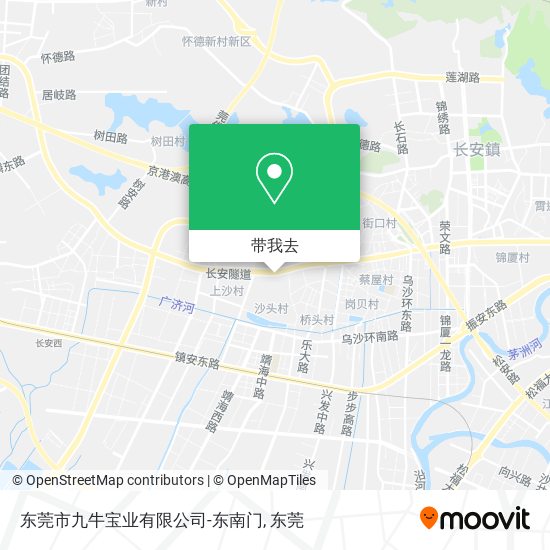 东莞市九牛宝业有限公司-东南门地图
