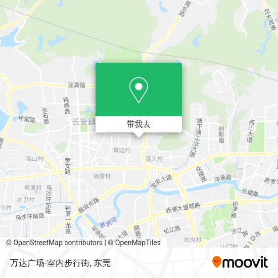 万达广场-室内步行街地图