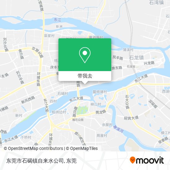 东莞市石碣镇自来水公司地图