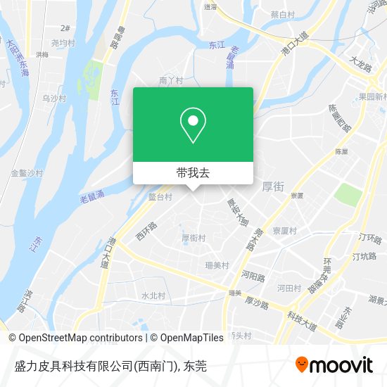 盛力皮具科技有限公司(西南门)地图