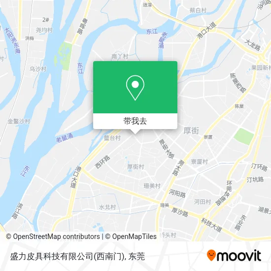 盛力皮具科技有限公司(西南门)地图
