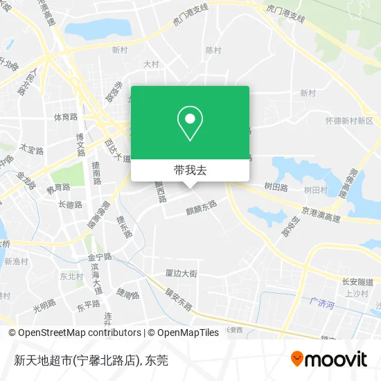 新天地超市(宁馨北路店)地图