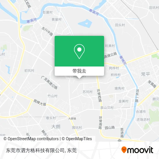 东莞市泗方格科技有限公司地图